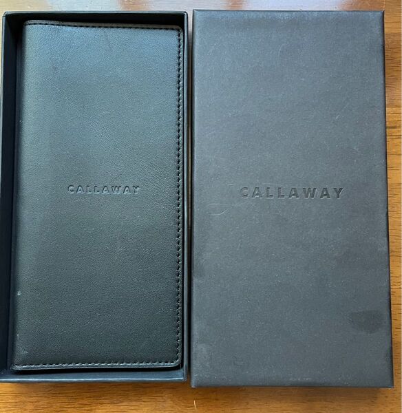 キャロウェイ黒 二つ折り財布 カードケースCallaway