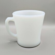 匿名配送 ファイヤーキング ホワイト Dハンドルマグ ヴィンテージ アメリカ製 ミルクガラス マグカップ FIRE KING 耐熱 #3_画像2