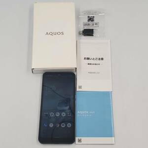 #15919 AQUOS アクオス A104SH スマートフォン [動作確認済み] 濃紺　ネイビー SHARP シャープ スマホ 　