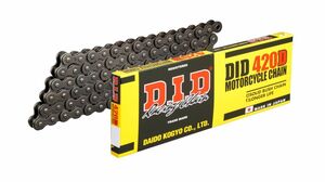 D.I.D (大同工業) バイク用チェーン クリップジョイント付属 420D-118RB STEEL (スチール) 二輪 オートバイ用