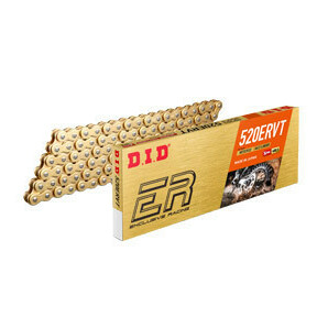 DID 520ERVT-116L FJ(軽圧入クリップ) GOLD 4525516358231 大同工業株式会社 D.I.D バイクチェーンの画像1