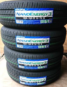 【23年製/送料・税込/新品タイヤ】TOYO NANOENERGY 3 155/65R14 75S★4本set 軽自動車向けトーヨー 低燃費タイヤ