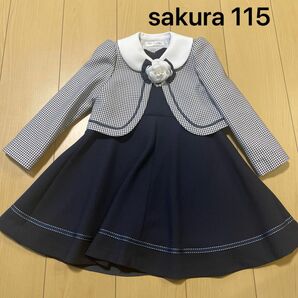 入学式 フォーマル ワンピース　女の子　115 sakura