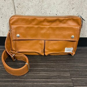 PORTER ポーター 吉田カバン ショルダーバッグ レザー　022116w/T2（80）