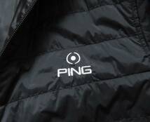 即決 PING GOLF 薄手中綿ジャケット ブラック Mサイズ Lサイズ相当 ピンゴルフ_画像3