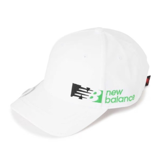 即決新品 New Balance GOLF マグネットマーカー付き キャップ ホワイト フリーサイズ ニューバランス ゴルフ