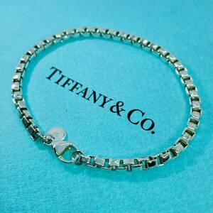 美品 ティファニー ベネチアン ブレスレット シルバー TIFFANY&Co.★653