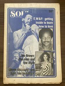 SOUL : America's Most Soulful Newspaper October 25, 1976　アース・ウィンド・アンド・ファイヤー ロイ・エアーズ ほか　米国黒人音楽紙