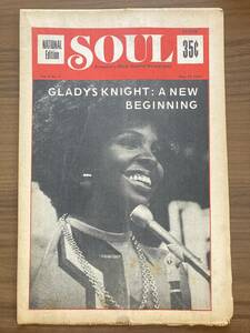 SOUL : America's Most Soulful Newspaper May 13, 1974 グラディス・ナイト,アイク・ターナー逮捕,ジョニー・マティスほか 米国黒人音楽紙