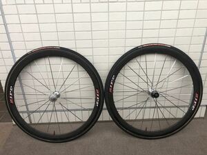  super light weight ZIPP 650C carbon deep rim wheel rom and rear (before and after) 