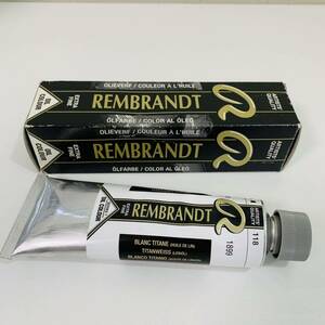 新品 REMBRANDT レンブラント 油絵具 油絵 絵の具 オイルカラー 白 ホワイト 150ml オランダ製 ②