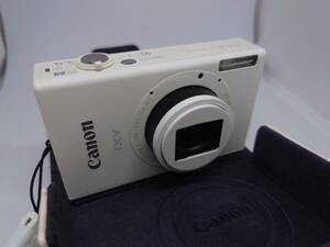 Canon IXY 1 デジタルカメラ ホワイト 純正ケース付き 中古現状品