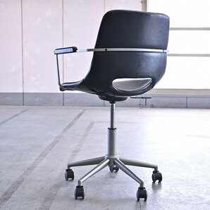 ビンテージ調 キャスターチェアb デスク オフィス リビング 学習椅子 シンプルモダン_オカムラ イトーキ ジロフレックス アーロンの画像2