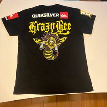 QUIKSILVER クイックシルバー キラービー 山本KID コラボTシャツ サイズM 美品_画像2