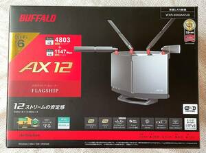  new goods domestic regular goods BUFFALO Wi-Fi router WXR-6000AX12S