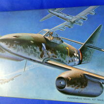 メッサ―シュミットMe262A★世界初のジェット戦闘機★ドイツ空軍★１９８５年製★ハセガワ★Hobby kits★１/７２スケール★１９８５年製_画像7