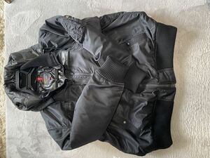 ALPHA ジャケット TA1672（ブラック） フーデッドリブ ジャケット 【サイズ感ゆったり】【3L相当】（送料込み）