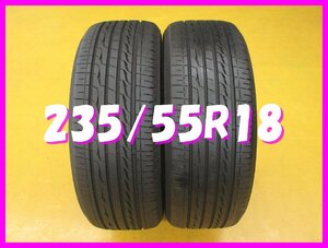 ◆送料無料 C1s◆　235/55R18　100V　ブリヂストン　ALENZA LX100　夏２本　※2022年製