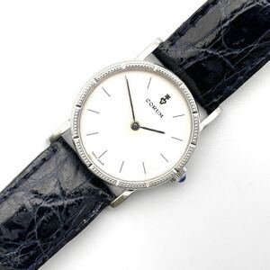 【良品・希少・OH済・稼動】コルム CORUM コインウォッチ 925 手巻き SV925 シルバー レディース