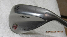 GOLF PATNER ゴルフパートナー BMF ウエッジ WG 60度　BLACH　MILLED　FACE　AWESOME　SPIN　中古_画像1