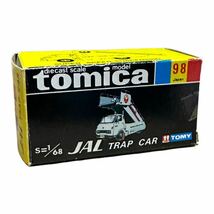 トミカ tomica 98 JALタラップカー 日本航空 TRAP CAR 1/68 黒箱 ミニカー 当時物 昭和レトロ_画像9