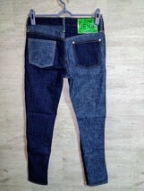 KAPITAL MOTTAINAI DENIM 再構築 デニムパンツ W28 キャピタル モッタイナイデニム ジーンズ スキニー KOUNTRY_画像2