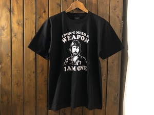 新品★チャック・ノリス　プリントTシャツ【L】★ハリウッドスター/アクション俳優/ドラゴンへの道/炎のテキサス・レンジャー/映画