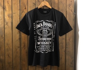 新品★ジャックダニエル　ラベル　プリントTシャツ★テネシー/ウィスキー/JACK DANIELS