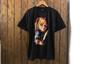 新品★チャイルドプレイ　チャッキー　プリントTシャツ【L】★ホラー映画/殺人鬼