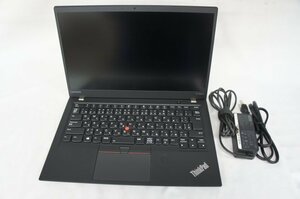 ★現状品・送料無料・1円スタート★ ThinkPad X1 Carbon 20K3-S0WY0D (i7-6600U/16GB/512GB/14インチ 2560×1440)/Win10) ※バッテリー不良