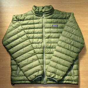 メンズL 良品！patagonia パタゴニア 2009年製 Down Sweater ダウンセーター ライトダウンジャケット 軽量ダウン アウター ジャンパー