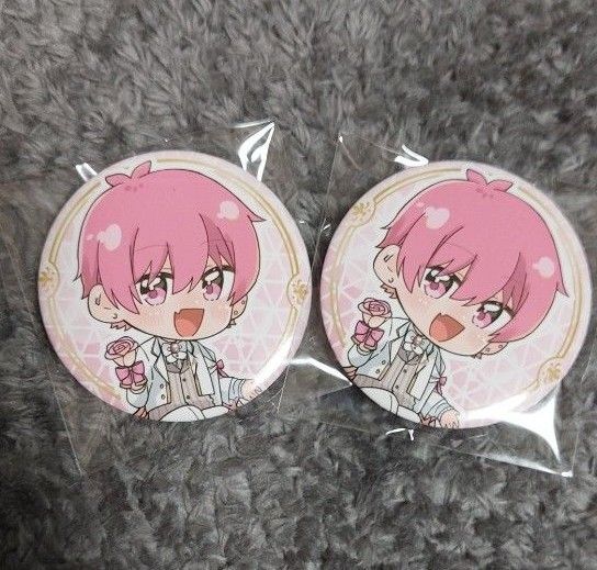 【開封のみ】いれいす缶バッジ ないこくん 2個セット ※バラ売り可