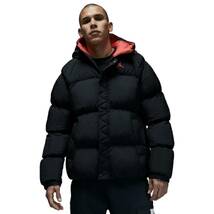 新品 JORDAN BRAND AS M J ESS PUFFER JACKET 2XL BRED ジョーダン nike ナイキ ジャケット アウター ダウン black xxl _画像4