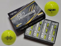 本間ゴルフ HONMA ゴルフボール D1 SPEED MONSTER スピードモンスター 1ダース 12個入　新品未使用品_画像2