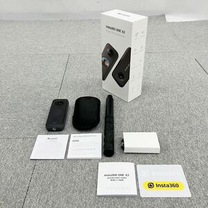 ◎【売り切り】そこそこ美品！Insta360 ONE X2 アクションカメラ 4K 超広角 魚眼レンズ 動作確認済み 伸長棒付属