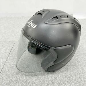 ●【売り切り】Arai アライ ジェットヘルメット SZ-RAM4 マットブラック SNELL 57〜58cm M2010 バイク用品 現状品