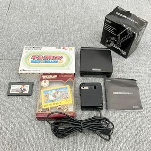 ◆【売り切り】Nintendo任天堂 ゲームボーイアドバンスSP GBASP AGS-001+ダビスタ スーパーマリオブラザーズ マリカGBA 箱付属 動作確認済