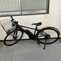 ◆【売り切り】ミヤタサイクル 電動自転車 PTXM60 ex-cross e 700×38C 動作確認済み SHIMANO製ギア 説明書付属 充電器付属 ブラック_画像2