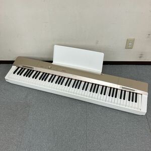 □【売り切り】CASIO カシオ デジタルピアノ PX-160 88鍵盤 シャンパンゴールド 取り扱い説明書付属 サスティンペダル付属 動作確認済み