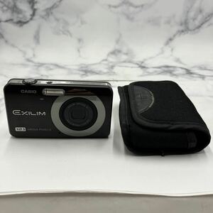 $【売り切り】CASIOカシオ EXILIM エクシリム コンパクトデジタルカメラ EX-Z90 f＝6.3-18.9mm 1:3.1-5.9 ケース付属 現状品