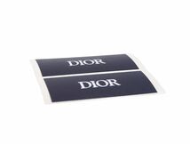 ディオール DIOR 香水 ディオリビエラ メッセージカード＆ラッピングシール 各2枚 2023 ベージュ×ネイビー フレグランス【Used 開封品】_画像9