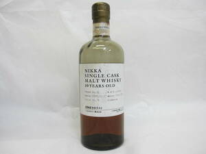 ☆NIKKA WHISKY/ニッカウイスキー 北海道 余市モルト 1990-2002 SINGLE CASK 10年 750ml 62.7% 液面低下あり 古酒☆