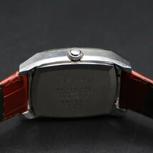 SEIKO LM セイコー ロードマチック 25石 自動巻 5605-5000 黒文字盤 1969年 諏訪 デイト 新品革ベルト アンティーク メンズ腕時計_画像5