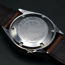 SEIKOMATIC セイコーマチック 35石 6218-8950 自動巻き 1966年製造 イルカ王冠マーク 英デイデイト 新品革ベルト メンズ腕時計_画像7