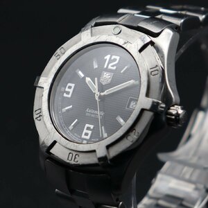 TAG HEUER タグホイヤー 2000エクスクルーシブ 200M 自動巻き WN2111 黒文字盤 デイト スイス製 純正ブレス メンズ腕時計