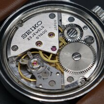 珍品 SEIKO WAKO セイコー 銀座和光 Wネーム 手巻き Cal.5740C 全数字 変わり文字盤 2針 カスタム品 1970年代 アンティーク メンズ腕時計_画像7