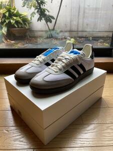 adidas SAMBA AN OG WITH A TWIST BSTN CONSORTIUM CUP CRYSTAL WHITE/GUM/CORE BLACK アディダス サンバ 26cm