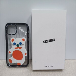 f168 CASETiFY インパクトケース iPhone 11 Pro - Baby Bear by Katie Benn - クリア ブラック