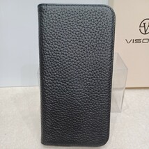 f208 VISOUL iPhone 14 plusケース 手帳型 レザー 全面保護 マグネット式 カード収納 多機能 横置きスタンド機能付き手帳型ケース_画像2