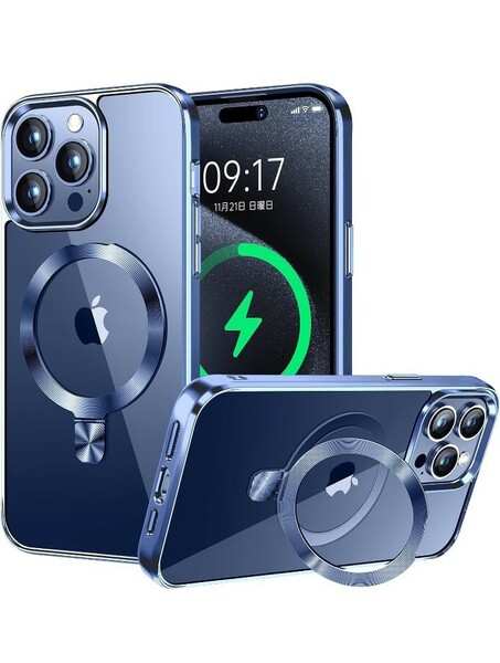 f230 CSZENMEN【CD MagSafeリング・四色チタニウム】iPhone 15 Pro Max 用クリアケース MagSafe対応 ストラップホール付き